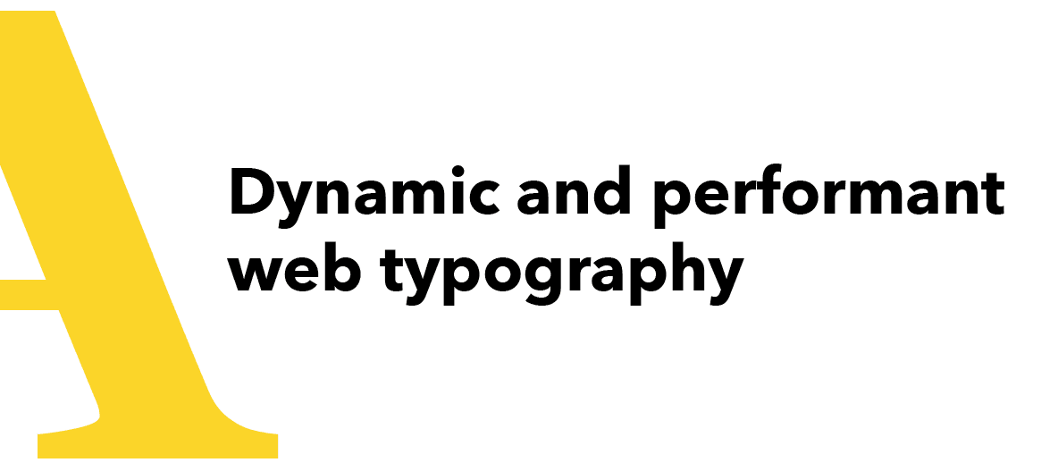 Image depicting the title of a typography talk